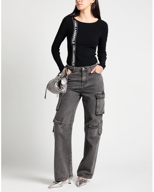 Karl Lagerfeld Black Bodysuit