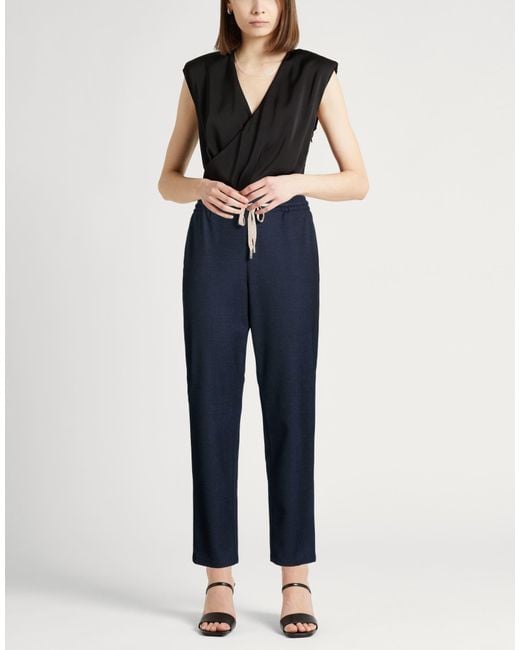 Barba Napoli Blue Midnight Pants Wool, Elastane