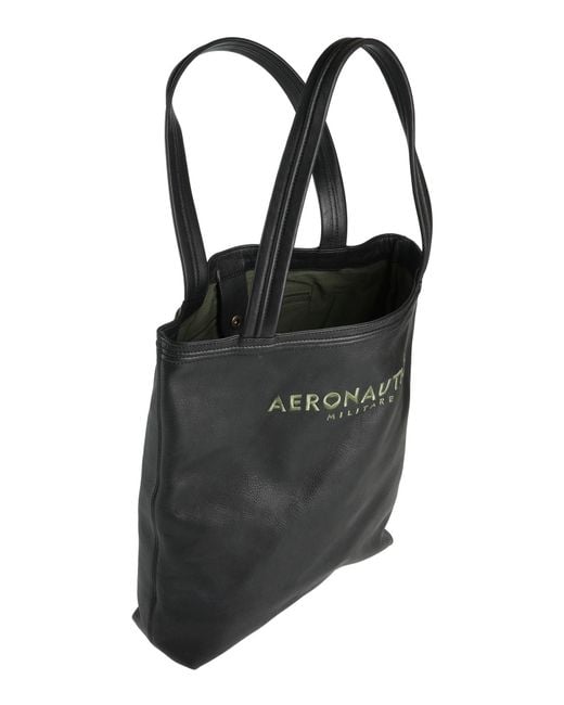 Aeronautica Militare Black Handbag Cow Leather for men