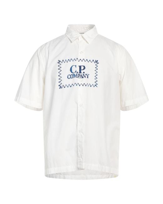 C P Company White Shirt for men
