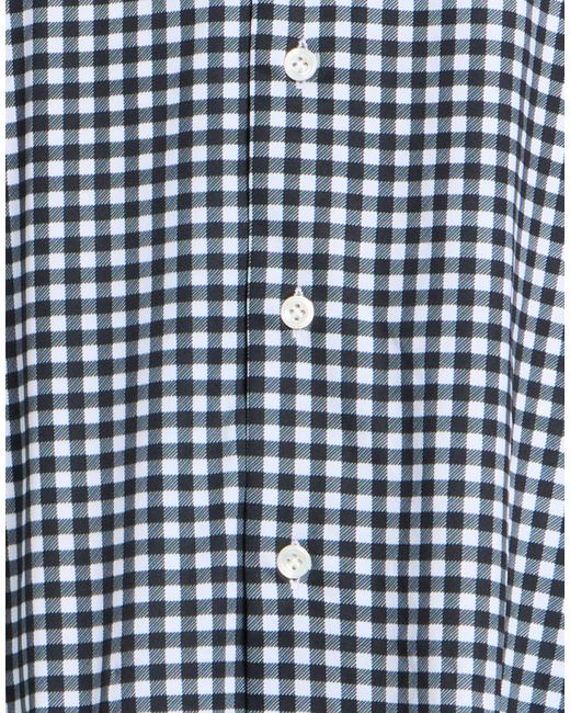 Agho Blue Shirt Polyamide, Elastane for men