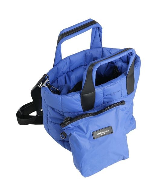 VEE COLLECTIVE Blue Handbag Recycled Nylon