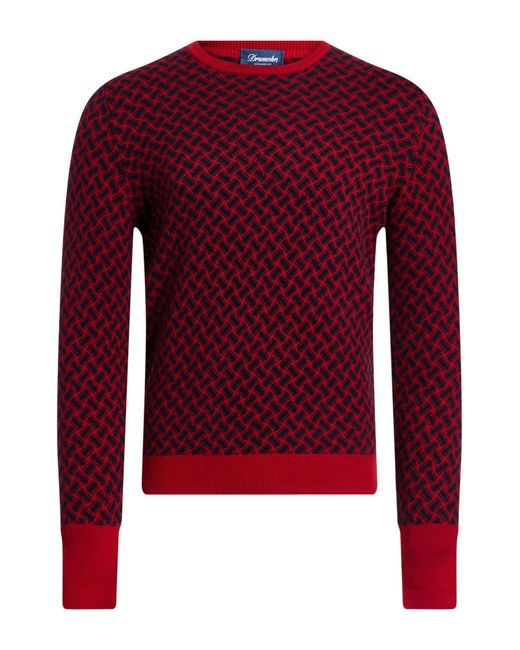 Pullover Drumohr de hombre de color Red