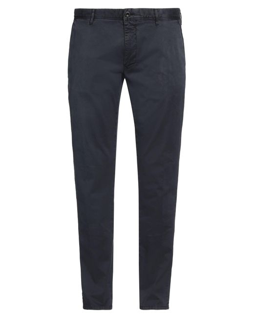 Incotex Blue Pants Cotton, Elastane for men