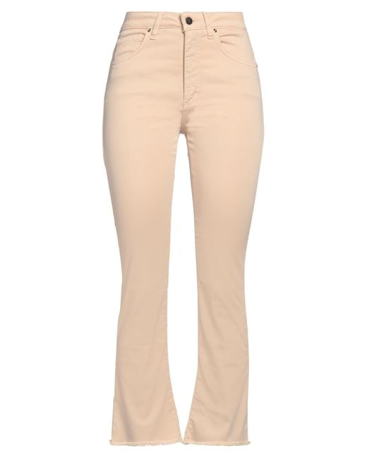 D.exterior Natural Pants Cotton, Elastane