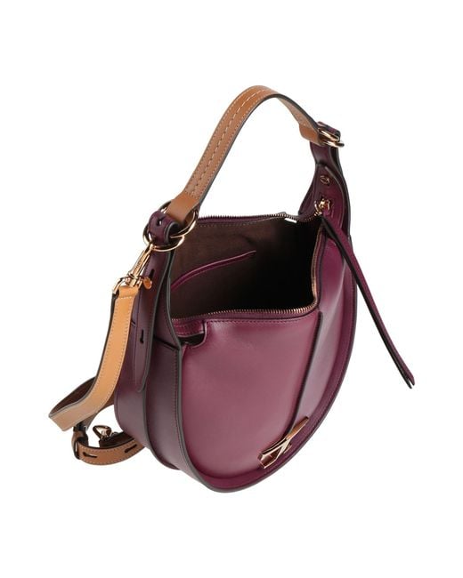 Tod's Purple Handbag