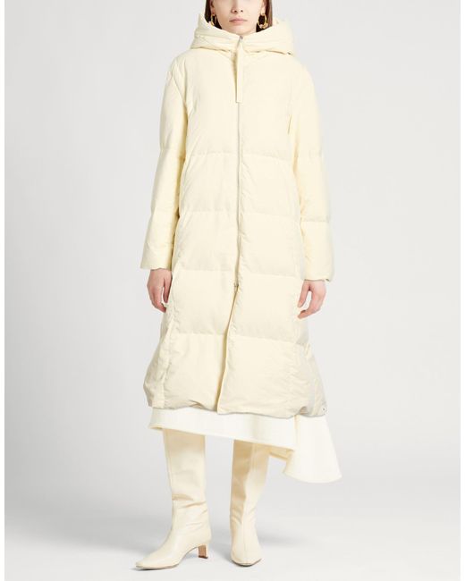 Jil Sander Natural Cream Puffer Polyester