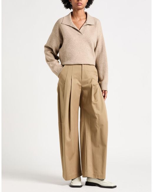 Brunello Cucinelli Natural Sweater Cashmere, Polyamide, Elastane