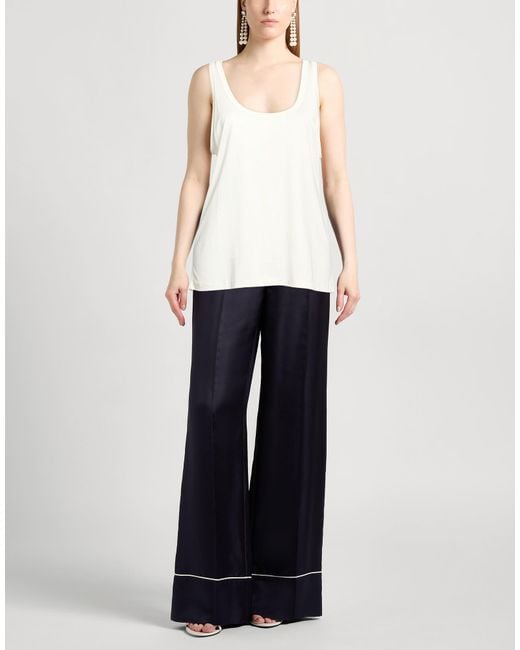 Tom Ford White Tank Top Silk