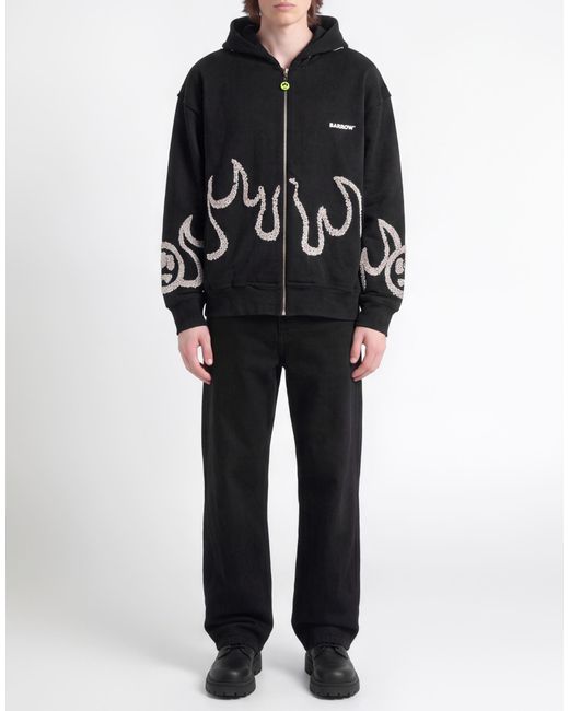 Barrow Black Sweatshirt Cotton for men