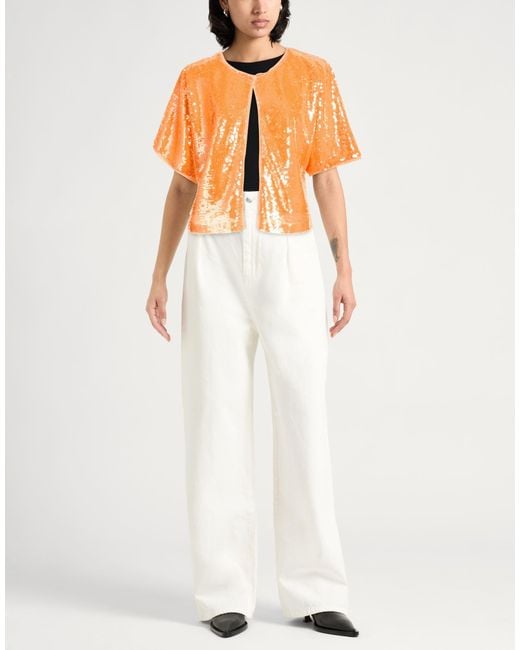 Diana Gallesi Orange Jacket Polyester
