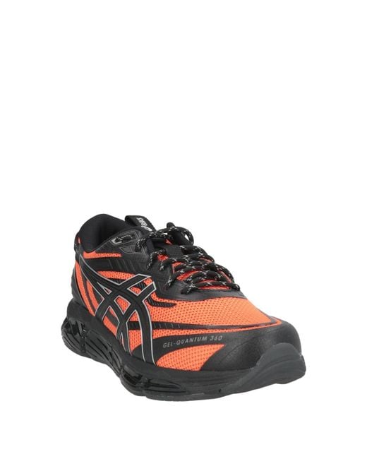 Asics Black Sneakers Textile Fibers for men