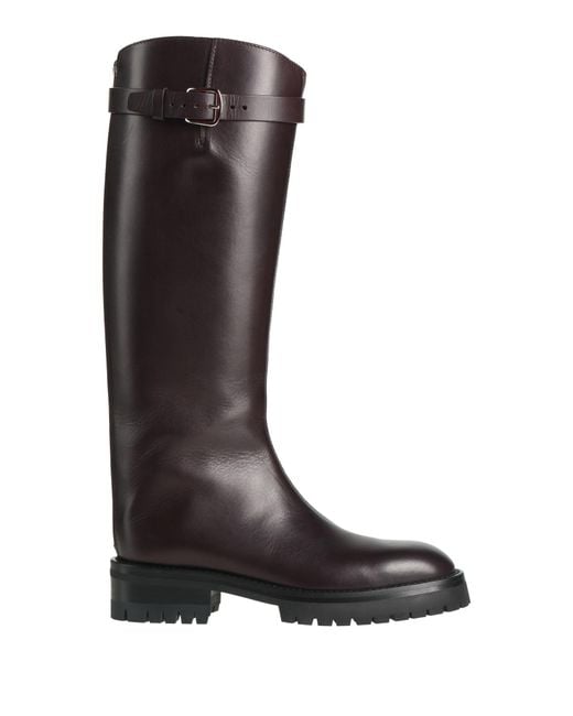 Ann Demeulemeester Brown Boot Leather