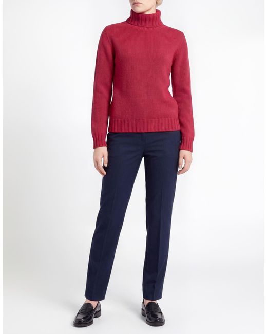 Aragona Red Turtleneck Cashmere