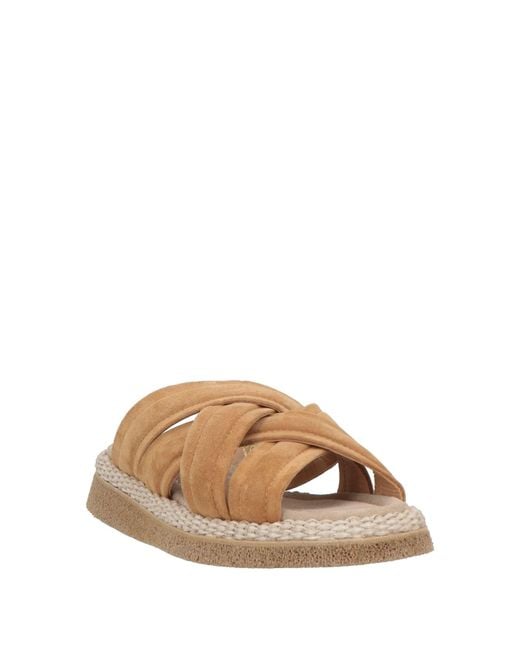 Laura Bellariva Brown Sandals