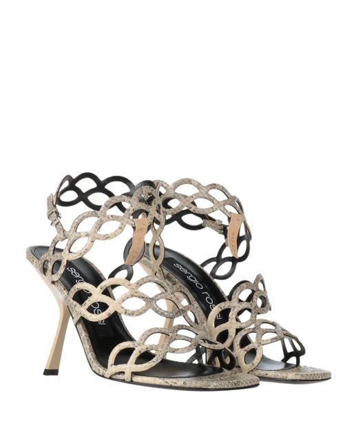Sergio Rossi Metallic Sandale