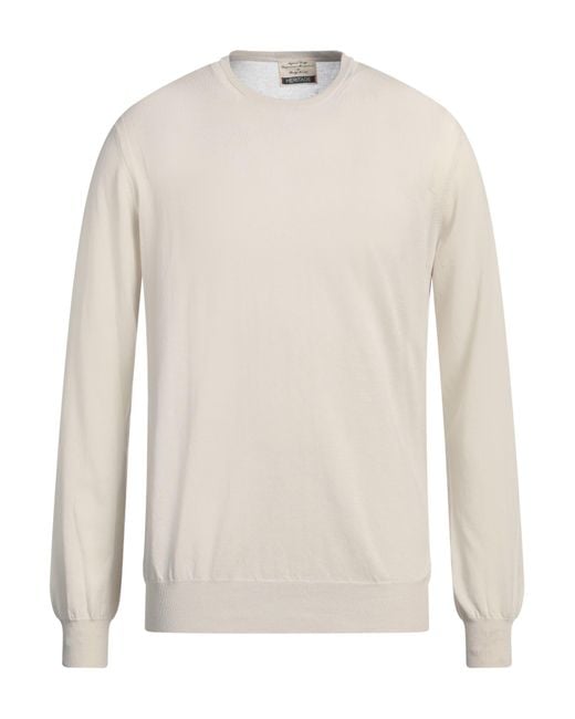 Pullover di Heritage in White da Uomo