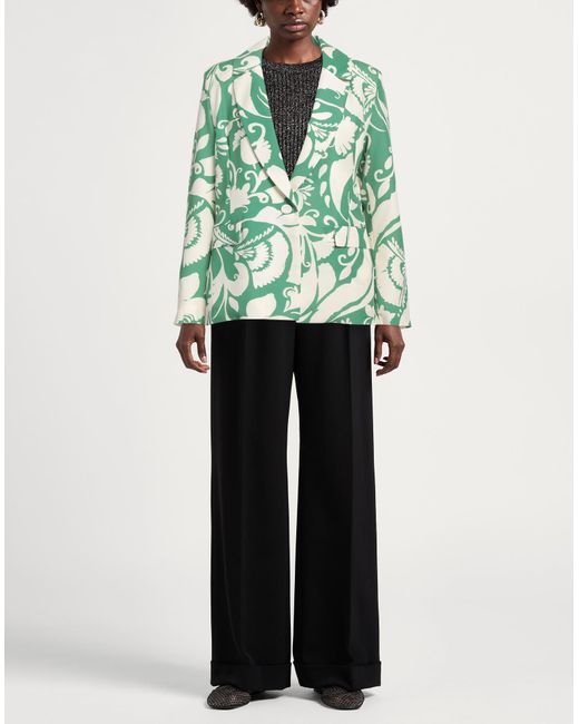 Kocca Green Ivory Blazer Polyester, Elastane