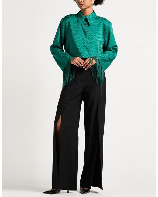 alma sanchez Green Emerald Shirt Polyester, Elastane