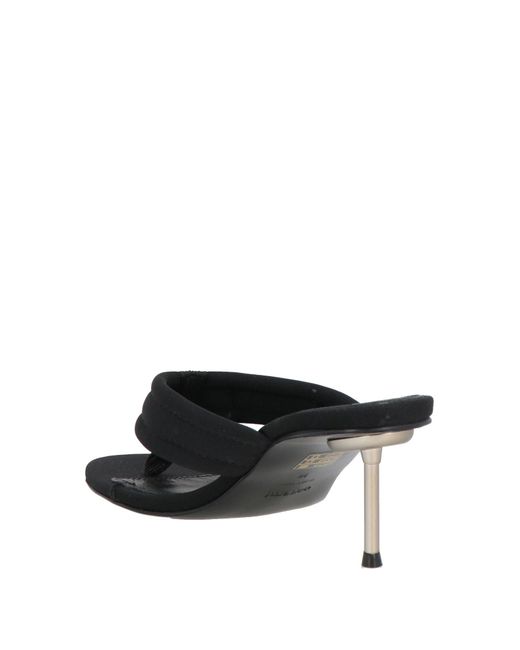 Coperni Black Thong Sandal Polyamide