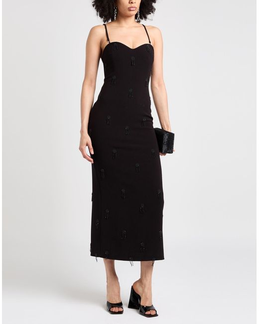 P.A.R.O..H. Vestido Largo P.A.R.O.S.H. de color Black