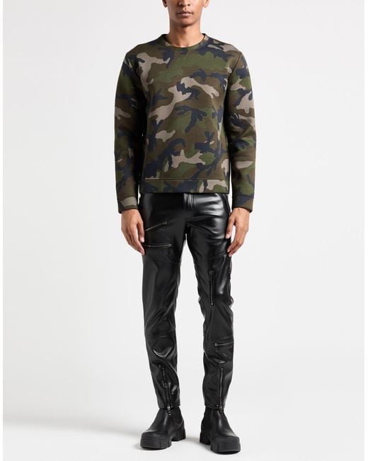 Dolce & Gabbana Gray Pants Polyurethane, Polyester for men