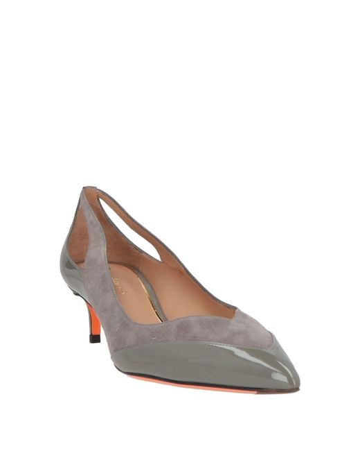 Santoni Gray Pumps