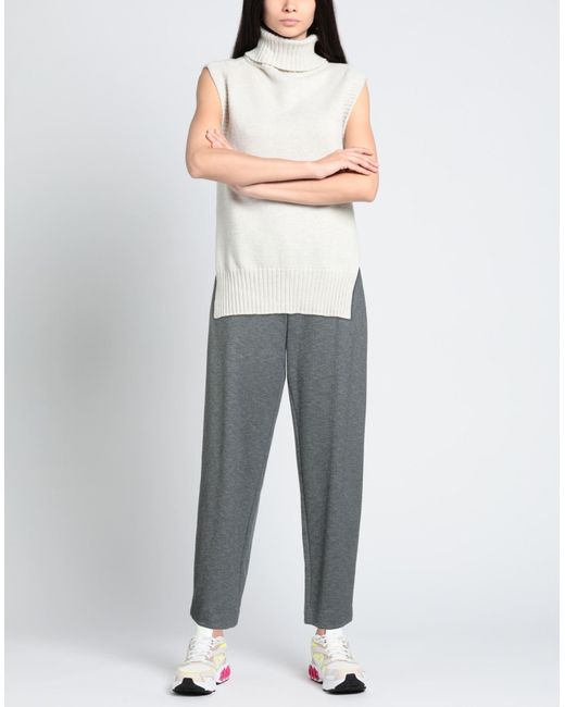 Niu Gray Pants Cotton, Polyester, Viscose, Elastane, Modal