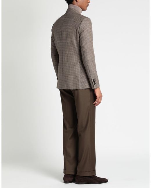Lardini Brown Blazer Wool for men