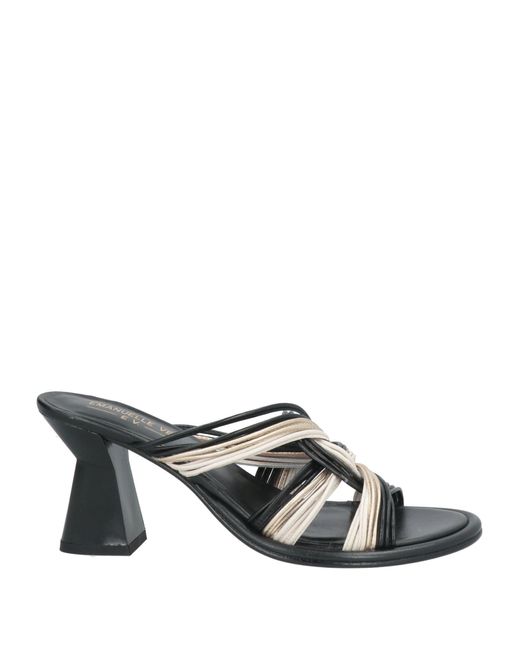 Emanuélle Vee Black Sandals