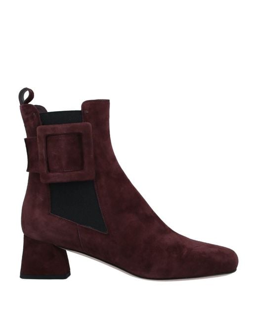 Roger Vivier Brown Ankle Boots