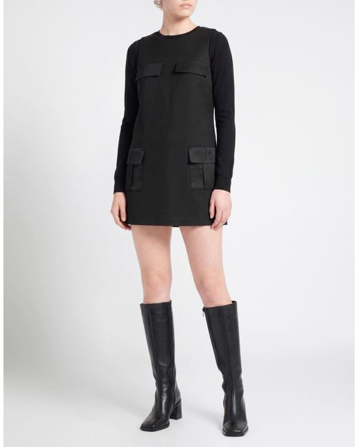 Elisabetta Franchi Black Mini Dress