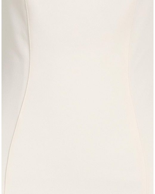 Aniye By Natural Cream Mini Dress Polyester, Elastane