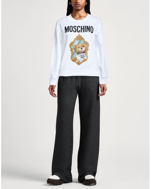 Moschino White Sweatshirt