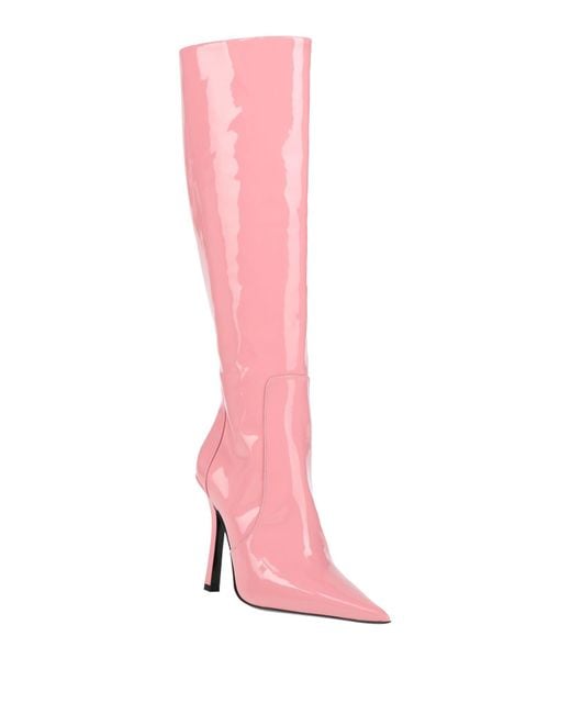 Blumarine Pink Boot Leather
