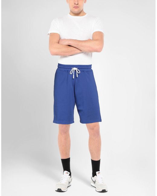 Marcelo Burlon Blue Shorts & Bermuda Shorts for men