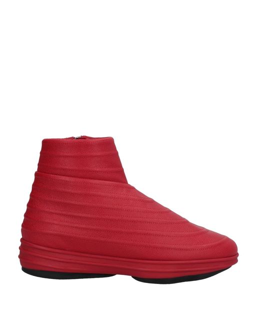 Valextra Red Sneakers Soft Leather