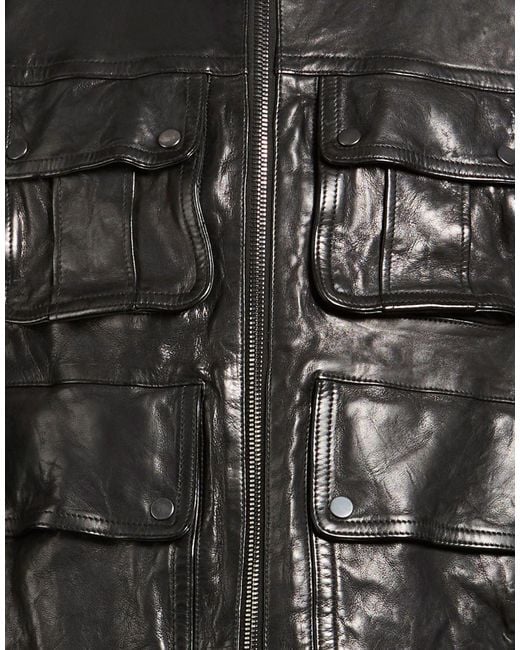 Neil Barrett Black Jacket Leather for men