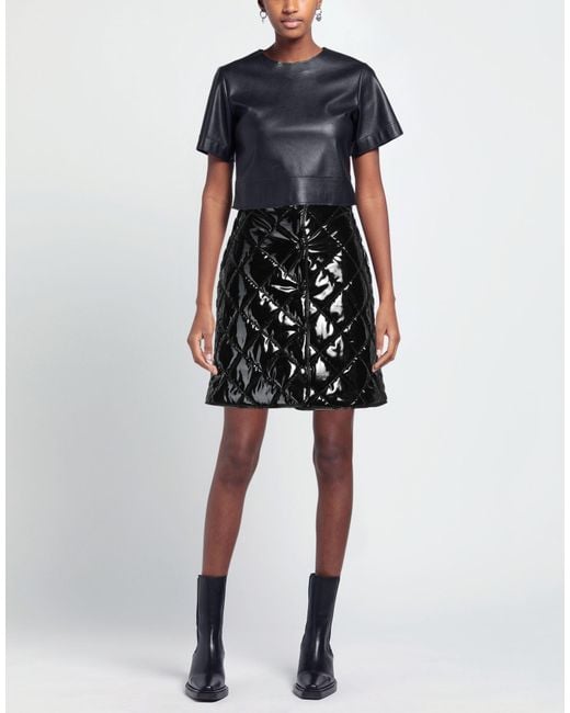 Aspesi Black Mini Skirt