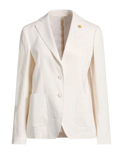 Lardini White Blazer