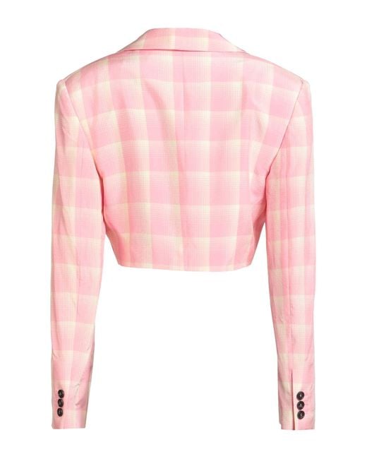 MSGM Pink Blazer Viscose