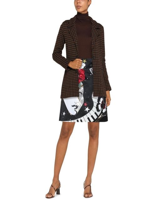 Dolce & Gabbana Red Mini Skirt Polyester, Viscose, Acetate, Polyamide, Elastane