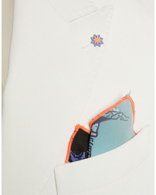 Bharnaba White Suit for men