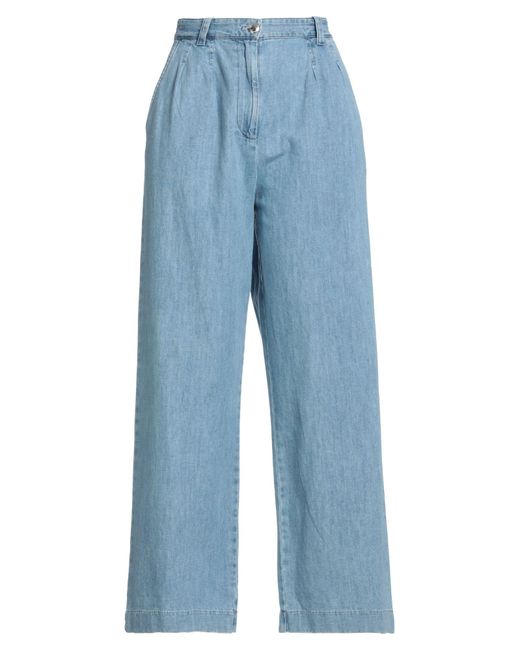 Pantalon en jean A.P.C. en coloris Blue