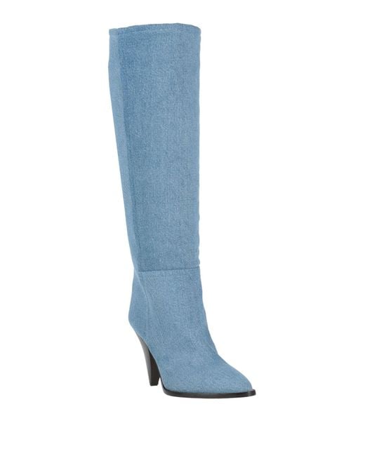 Isabel Marant Blue Boot Calfskin