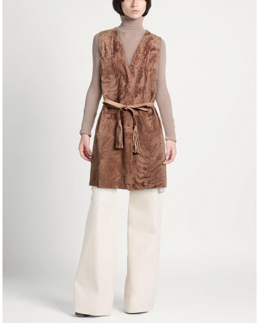 Desa Nineteenseventytwo Brown Shearling & Teddy