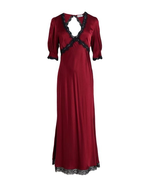 Rixo Red Midi-Kleid