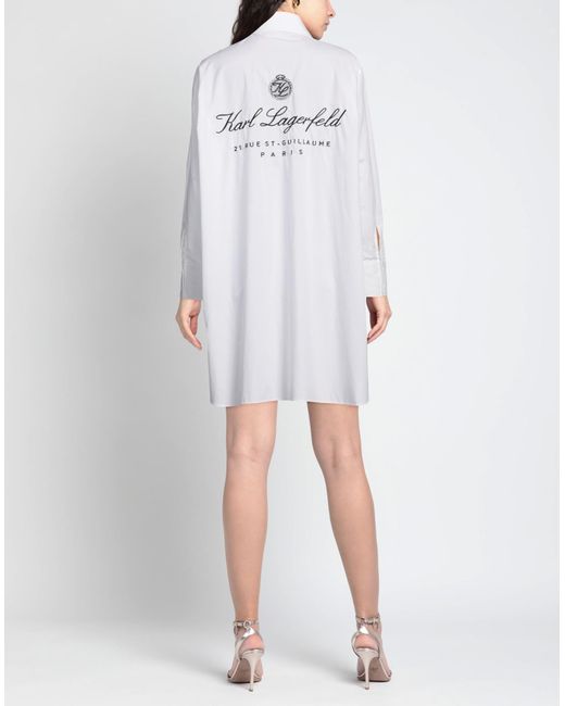 Karl Lagerfeld White Mini-Kleid