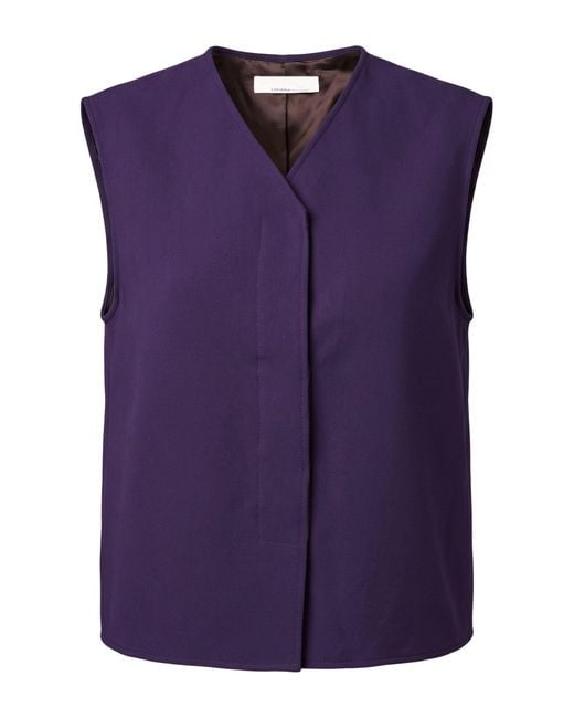 Liviana Conti Purple Gilet