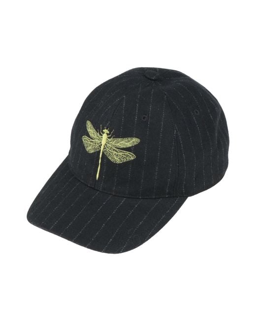 Isabel Benenato Blue Hat Wool, Cotton, Polyester